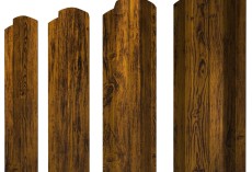 Штакетник М-образный B фигурный 0,4 Print Premium Golden Wood Fresh TwinColor купить в санкт-петербурге