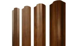 Штакетник М-образный B фигурный 0,45 Print Elite Golden Wood TwinColor купить в санкт-петербурге