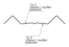 Штакетник М-образный B фигурный 0,5 Drap TX RR 32 темно-коричневый купить в санкт-петербурге