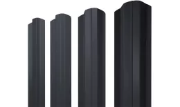 Штакетник М-образный B фигурный 0,5 PurPro RAL 7024 мокрый асфальт купить в санкт-петербурге
