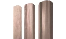 Штакетник М-образный А фигурный 0,45 Print Elite White Wood TwinColor купить в санкт-петербурге