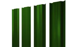 Штакетник М-образный В с прямым резом 0,45 PE RAL 6002 лиственно-зеленый купить в санкт-петербурге