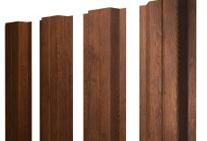 Штакетник П-образный A с прямым резом 0,45 Print Premium Golden Wood Fresh TwinColor купить в санкт-петербурге