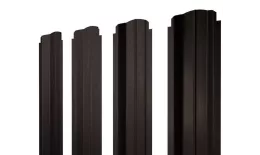 Штакетник П-образный B фигурный 0,45 Print Elite Coffee Wood Blesk TwinColor купить в санкт-петербурге