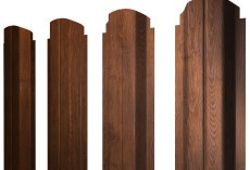 Штакетник П-образный А фигурный 0,45 Print Premium Golden Wood Fresh TwinColor купить в санкт-петербурге