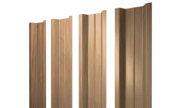 Штакетник П-образный В с прямым резом 0,45 Print Elite Honey Wood TwinColor купить в санкт-петербурге