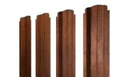 Штакетник П-образный В фигурный 0,4 Print Premium Golden Wood Fresh TwinColor купить в санкт-петербурге