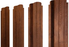 Штакетник П-образный В фигурный 0,45 Print Premium Golden Wood Fresh TwinColor купить в санкт-петербурге