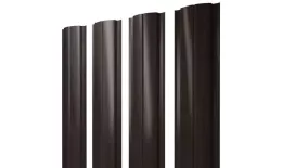 Штакетник Полукруглый Slim с прямым резом 0,45 Print Elite Coffee Wood Blesk TwinColor купить в санкт-петербурге