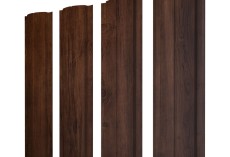 Штакетник Полукруглый Slim фигурный 0,4 Print Premium Cherry Wood Fresh TwinColor купить в санкт-петербурге