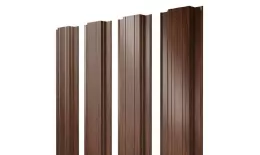 Штакетник Прямоугольный с прямым резом 0,45 Print Elite Choco Wood TwinColor купить в санкт-петербурге