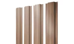 Штакетник Прямоугольный с прямым резом 0,45 Print Elite Honey Wood TwinColor купить в санкт-петербурге