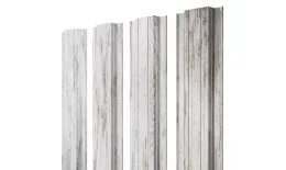 Штакетник Прямоугольный с прямым резом 0,45 Print Elite Snow Wood TwinColor купить в санкт-петербурге