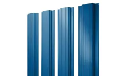 Штакетник Прямоугольный с прямым резом 0,5 Satin RAL 5005 сигнальный синий купить в санкт-петербурге