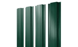 Штакетник Прямоугольный с прямым резом 0,5 Satin RAL 6005 зеленый мох купить в санкт-петербурге