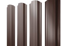Штакетник Прямоугольный фигурный 0,45 Drap TwinColor RAL 8017 шоколад купить в санкт-петербурге