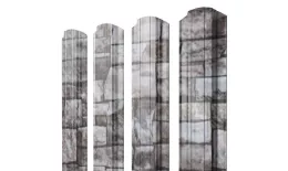 Штакетник Прямоугольный фигурный 0,45 Print Elite Fine Stone TwinColor купить в санкт-петербурге