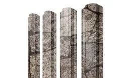 Штакетник Прямоугольный фигурный 0,45 Print Elite King Stone TwinColor купить в санкт-петербурге