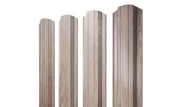 Штакетник Прямоугольный фигурный 0,45 Print Elite White Wood TwinColor купить в санкт-петербурге