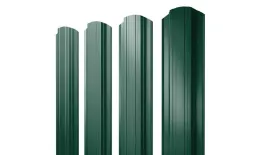 Штакетник Прямоугольный фигурный 0,5 Satin RAL 6005 зеленый мох купить в санкт-петербурге