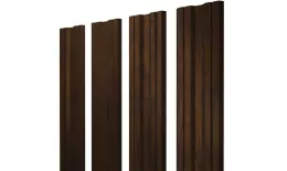 Штакетник Twin с прямым резом 0,45 Print Elite Chestnut Wood купить в санкт-петербурге