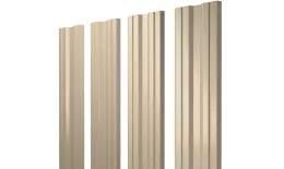 Штакетник Twin с прямым резом 0,5 Satin RAL 1015 светлая слоновая кость купить в санкт-петербурге