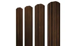 Штакетник Twin фигурный 0,45 Print Elite Chestnut Wood купить в санкт-петербурге