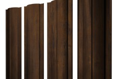 Штакетник Круглый с прямым резом 0,45 Print Elite Chestnut Wood купить в санкт-петербурге