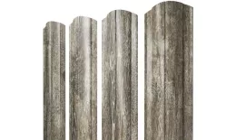 Штакетник Круглый фигурный 0,45 Print Elite Nordic Wood TwinColor купить в санкт-петербурге