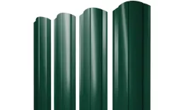 Штакетник Круглый фигурный 0,5 Satin Matt RAL 6005 зеленый мох купить в санкт-петербурге