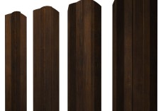 Штакетник М-образный А фигурный 0,45 Print Elite Chestnut Wood купить в санкт-петербурге