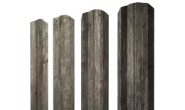 Штакетник М-образный А фигурный 0,45 Print Elite Nordic Wood TwinColor купить в санкт-петербурге
