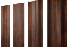 Штакетник М-образный В с прямым резом 0,45 Print Elite Chestnut Wood купить в санкт-петербурге