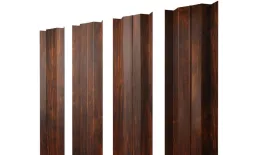 Штакетник М-образный В с прямым резом 0,45 Print Elite Chestnut Wood купить в санкт-петербурге