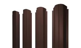 Штакетник П-образный А фигурный 0,5 Satin Matt TX RAL 8017 шоколад купить в санкт-петербурге