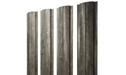 Штакетник Полукруглый Slim с прямым резом 0,45 Print Elite Nordic Wood TwinColor купить в санкт-петербурге
