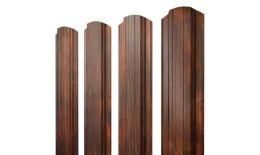 Штакетник Прямоугольный фигурный 0,45 Print Elite Chestnut Wood купить в санкт-петербурге