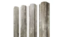 Штакетник Прямоугольный фигурный 0,45 Print Elite Nordic Wood TwinColor купить в санкт-петербурге