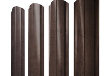 Штакетник Полукруглый Slim фигурный 0,45 Print-Double Premium Antique Wood купить в санкт-петербурге