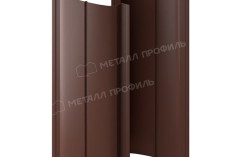 Штакетник металлический МЕТАЛЛ ПРОФИЛЬ ELLIPSE-T 19х126 (ПЭД-01-8017\8017-0.45) купить в санкт-петербурге