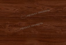 Штакетник металлический МЕТАЛЛ ПРОФИЛЬ ELLIPSE-O 19х126 (ECOSTEEL-01-МореныйДуб-0.5) купить в санкт-петербурге