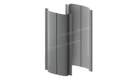 Штакетник металлический МЕТАЛЛ ПРОФИЛЬ ELLIPSE-T 19х126 (ПЭ-01-7005-0.45) купить в санкт-петербурге