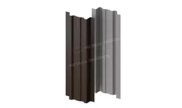 Штакетник металлический МЕТАЛЛ ПРОФИЛЬ LАNE-T 16,5х99 (VALORI-20-DarkBrown-0.5) купить в санкт-петербурге