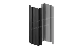 Штакетник металлический МЕТАЛЛ ПРОФИЛЬ LАNE-T 16,5х99 (VALORI-20-DarkGrey-0.5) купить в санкт-петербурге