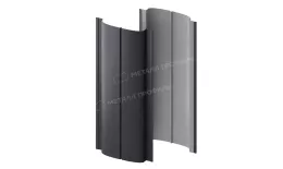 Штакетник металлический МЕТАЛЛ ПРОФИЛЬ ELLIPSE-T 19х126 (ПЭ-01-7024-0.4) купить в санкт-петербурге