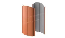Штакетник металлический МЕТАЛЛ ПРОФИЛЬ ELLIPSE-O 19х126 (ПЭ-01-8004-0.45) купить в санкт-петербурге