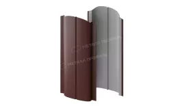 Штакетник металлический МЕТАЛЛ ПРОФИЛЬ ELLIPSE-O 19х126 (ПЭ-01-RR32-0.45) купить в санкт-петербурге