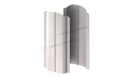 Штакетник металлический МЕТАЛЛ ПРОФИЛЬ ELLIPSE-O 19х126 (ПЭ-01-9002-0.45) купить в санкт-петербурге