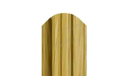 Штакетник металлический МЕТАЛЛ ПРОФИЛЬ ELLIPSE-T 19х126 (ECOSTEEL_T-12-Орех-0.45) купить в санкт-петербурге