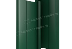 Штакетник металлический МЕТАЛЛ ПРОФИЛЬ ELLIPSE-T 19х126 (ПЭД-01-6005\6005-0.45) купить в санкт-петербурге